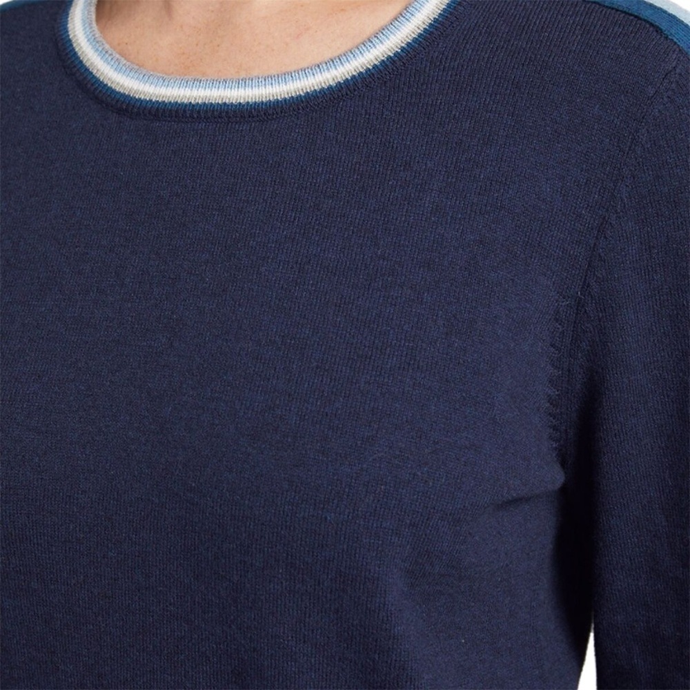 Faherty Women’s Vintage Surf Sweater Cotton/Cashmere in stripe blue
Size XXL - Picture 4 of 11